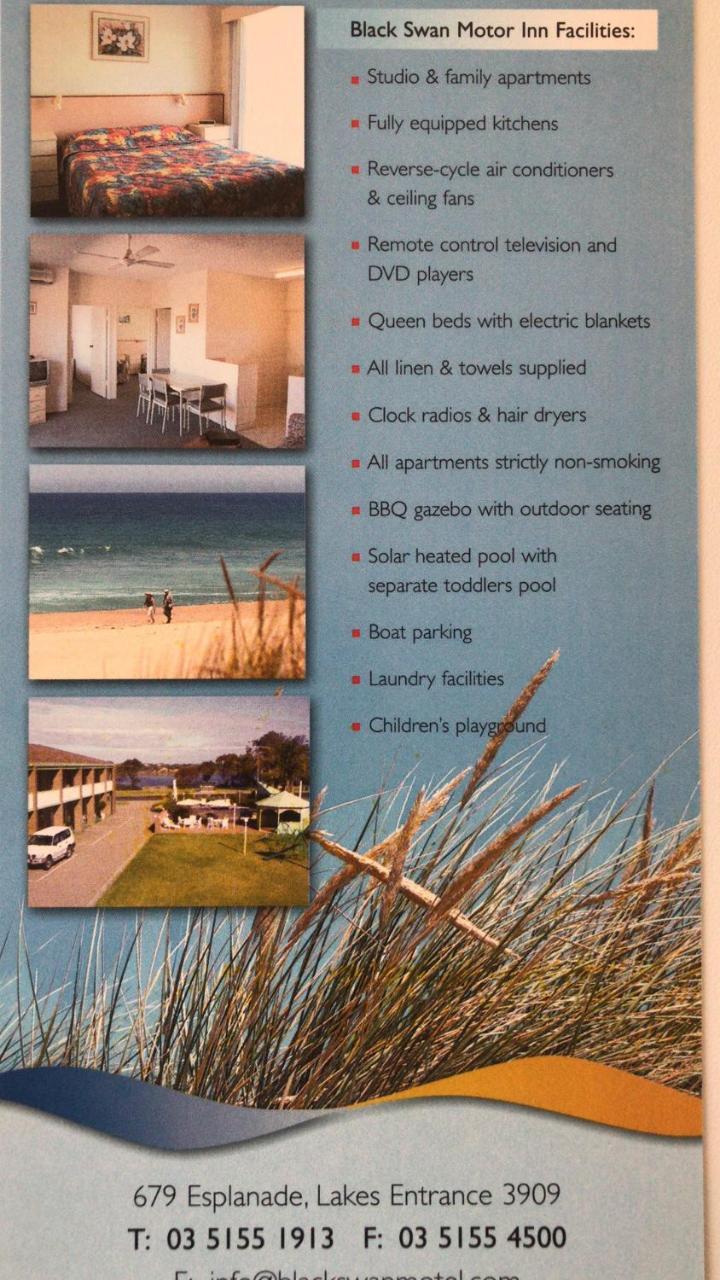 Black Swan Motor Inn Lakes Entrance Exterior foto